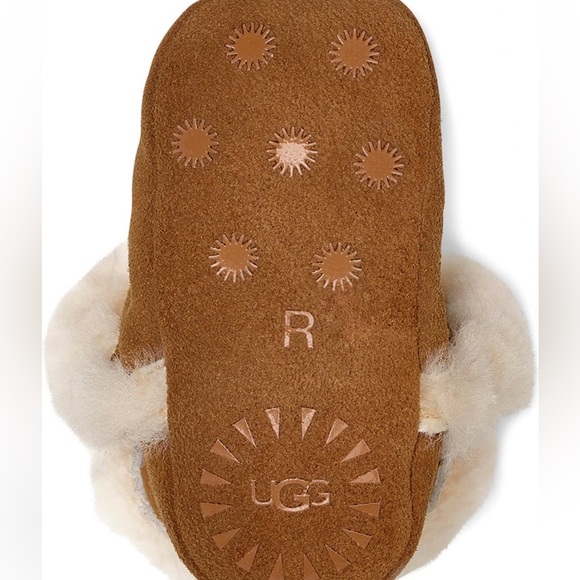 🔥 UGG Lassen Genuine Shearling Shoes – Chestnut (Size 0/1) – NEW IN BOX - Picture 12 of 16